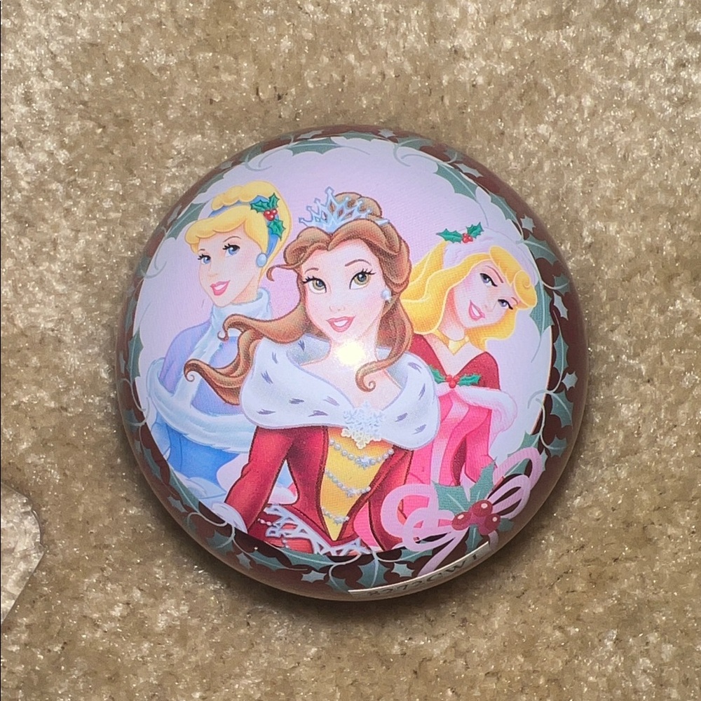 Disney Princess Ball Ornament (Aluminum) with Pink and Gold Accents